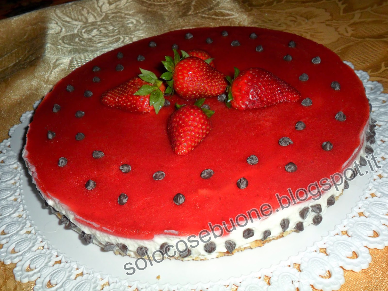 cheesecake di fragole