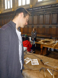 Tom checking out the exhibits