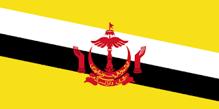 Bendera Negara Brunei di Kawasan Asia Tenggara