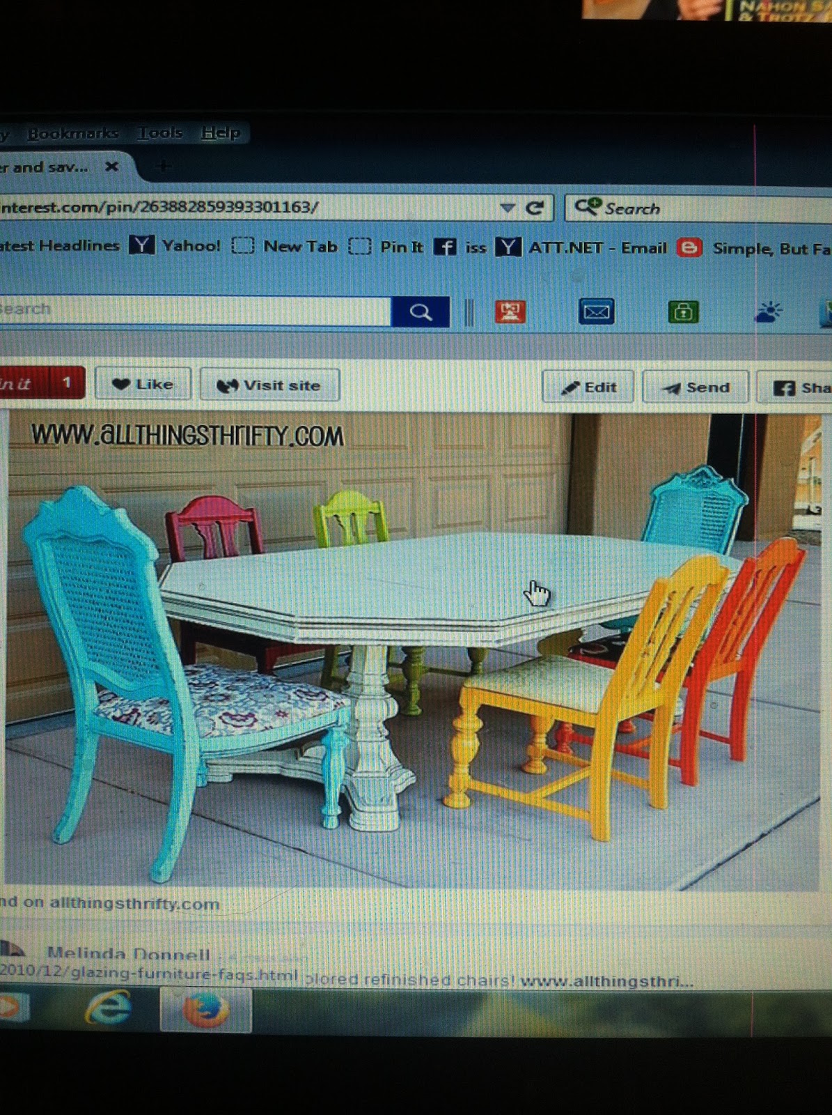 Simple, But Fabulous Cheap Table & Chairs, Ugly to Cute!