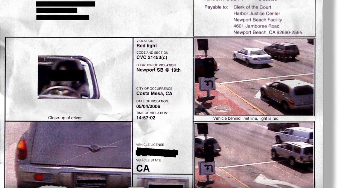 How Do You Get a Red Light Camera Ticket