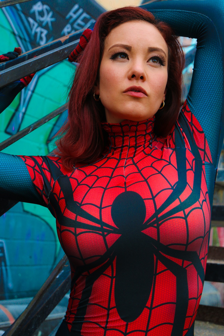 Sexy Cosplay Girl Spider Woman Hot Cosplay