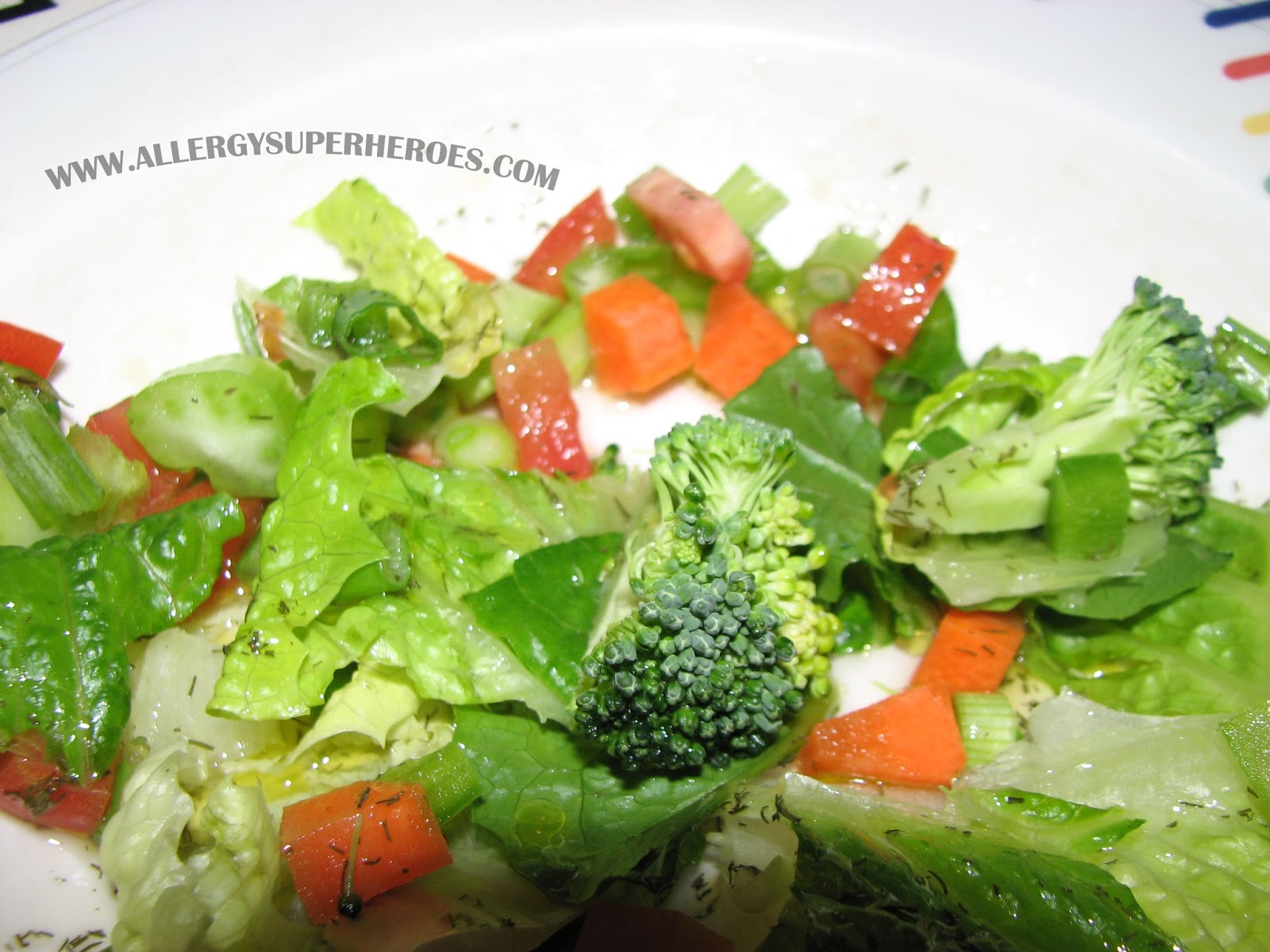 2nd Gen Allergy Mom, Allergy Superheroes Lemon Dill Salad Dressing