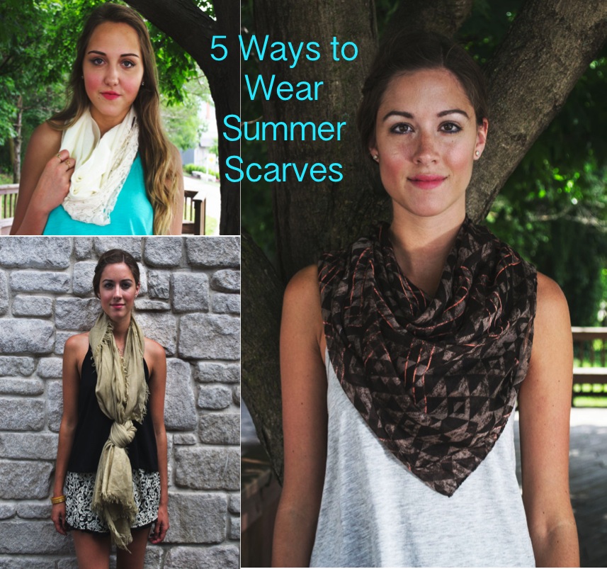 Lucky B Boutique 5 Ways to Wear Summer Scarves