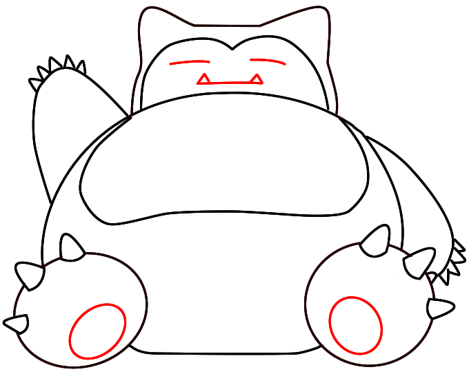 Featured image of post Snorlax Drawing Pokemon Snorlax is so easy to draw because he s essentially just a round ball from all the food he s been there you have it 20 of the easiest pokemon to draw