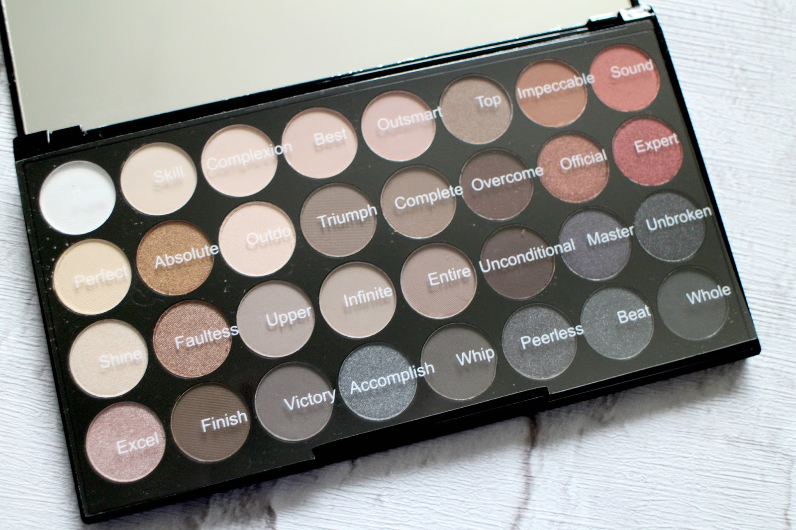 Makeup revolution flawless 4 palette review