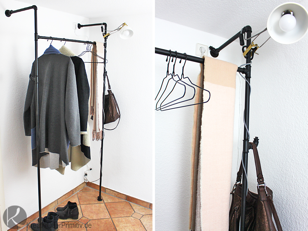 Diy Garderobe Stange