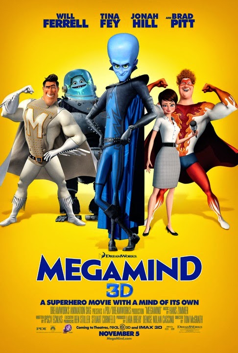 Megamind poster animatedfilmreviews.filminspector.com