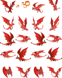 dragon flying bird animated amazing fly blogger landing dashing