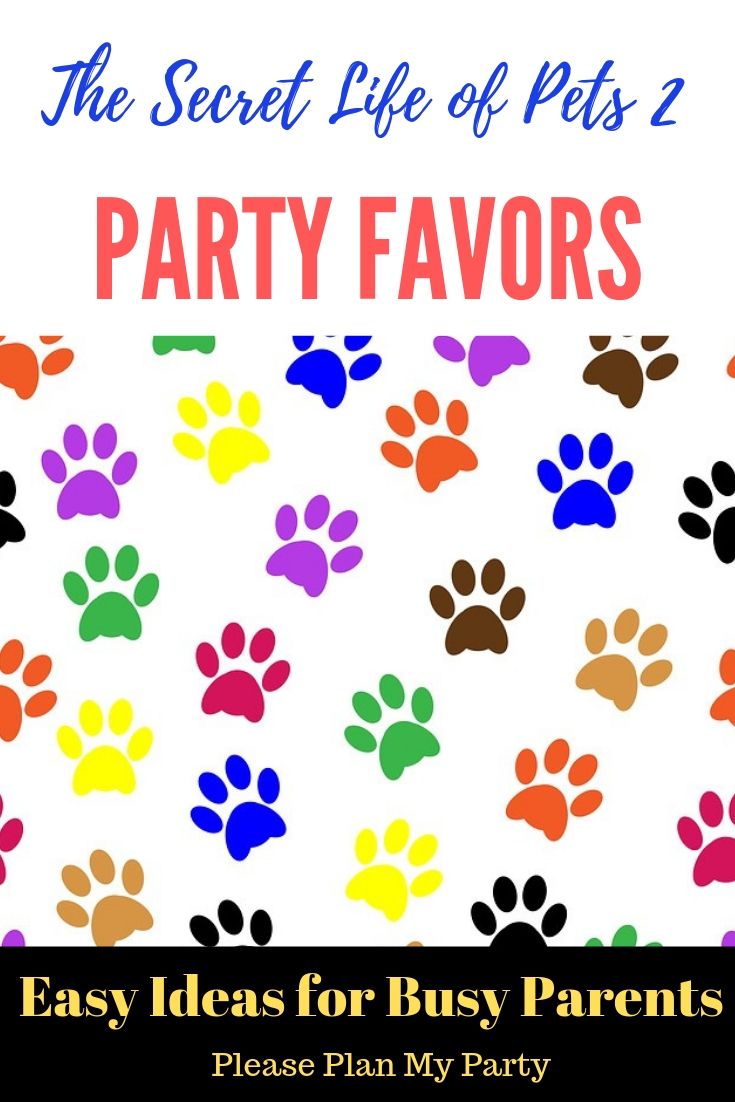 The Secret Life of Pets 2 Party Favors