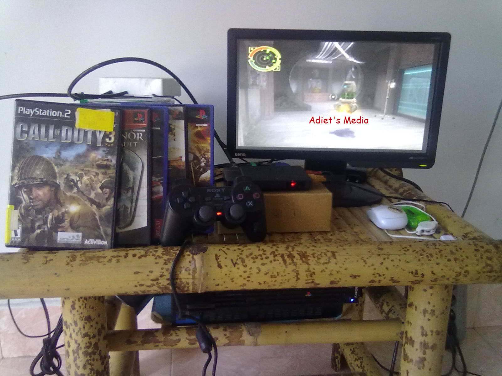 Cara Bermain Playstation 2 di Monitor yang Tidak Terpakai Adiet's