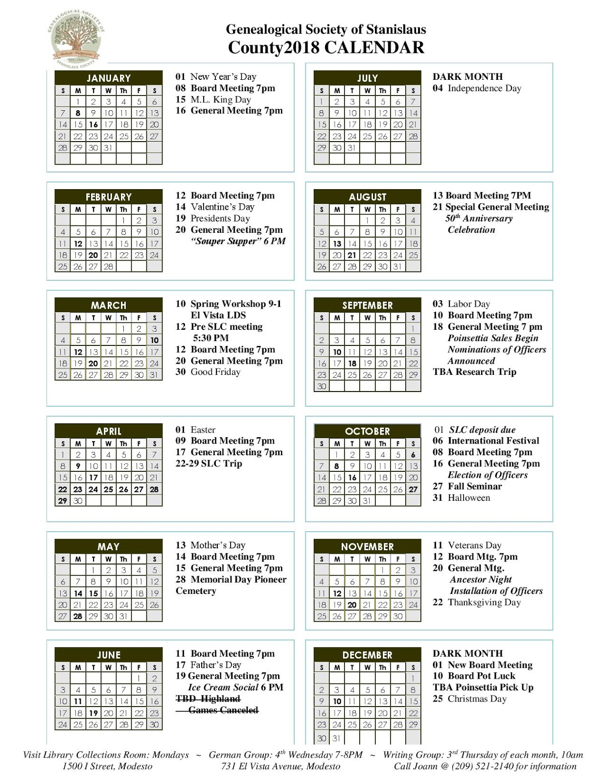 Stanislaus County Court Calendar Customize and Print