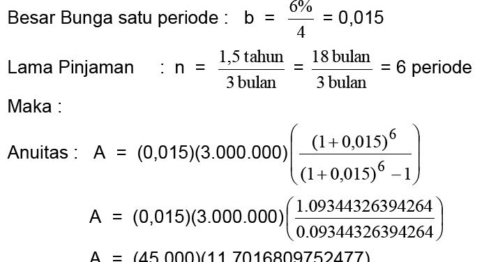 12++ Contoh Soal Anuitas Dan Jawabannya Kumpulan Contoh Soal