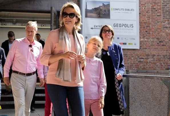 King Philippe, Queen Mathilde, Prince Emmanuel and Princess Eleonore attended 2018 Car Free Sunday event in Brussels