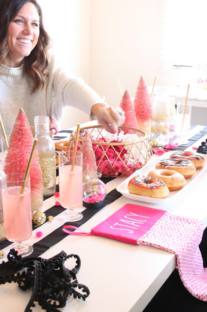 How fun is this Girly Stocking Making Brunch?!