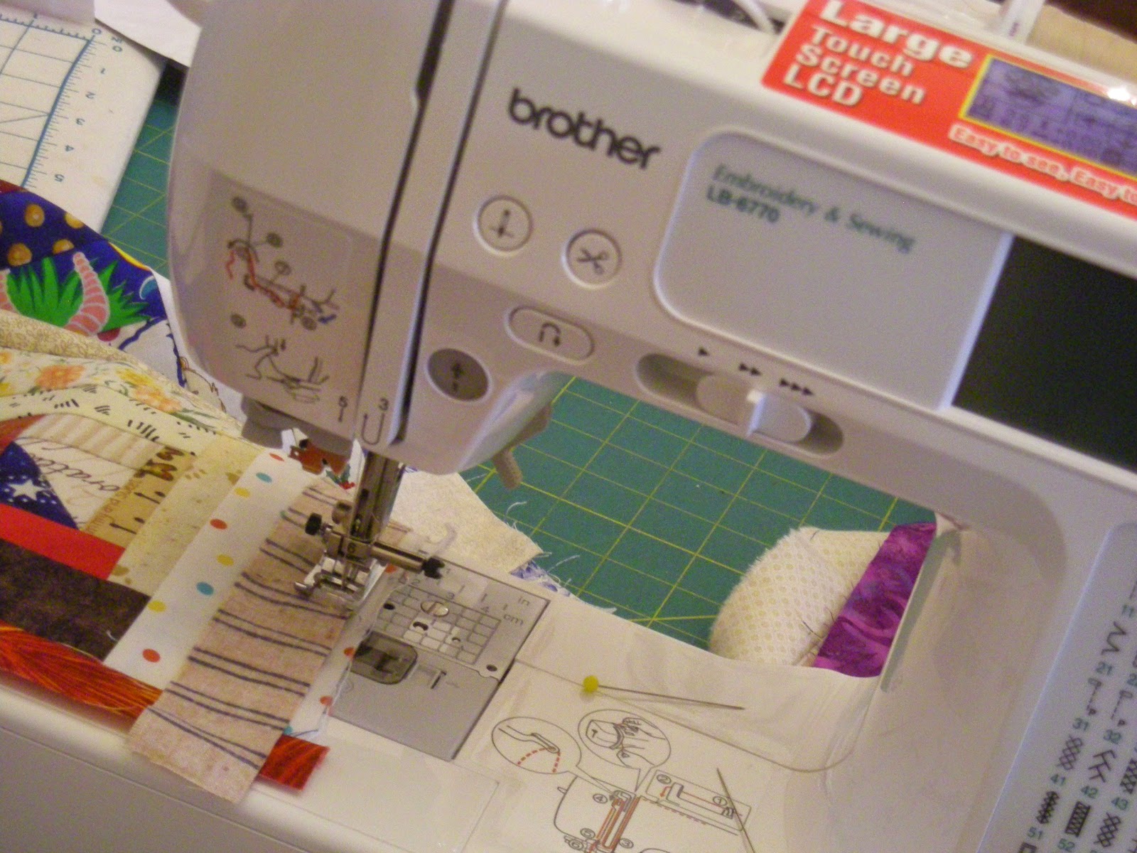 Eat, Sleep, Quilt Making friends with my Brother