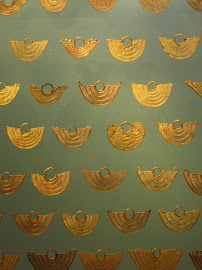 Gold Earrings in Museo del Oro