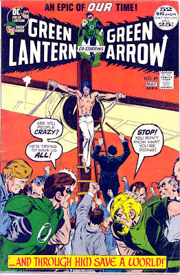 Green Lantern Green Arrow #89 dc comic book cover art by Neal Adams