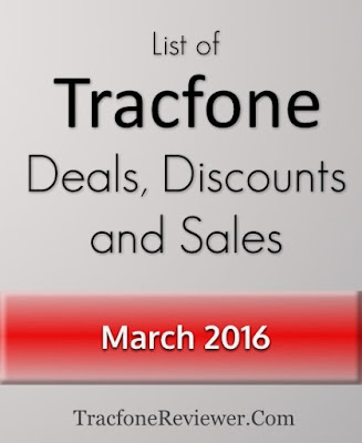  news and information about Tracfone Wireless Tracfone Deals and Discounts List - March 2016
