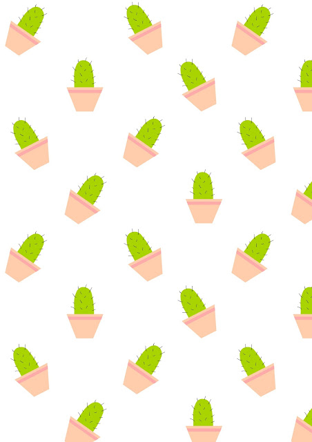 Free Digital Cactus Scrapbooking Paper Ausdruckbares Geschenkpapier Freebie Meinlilapark Paper Cactus Template