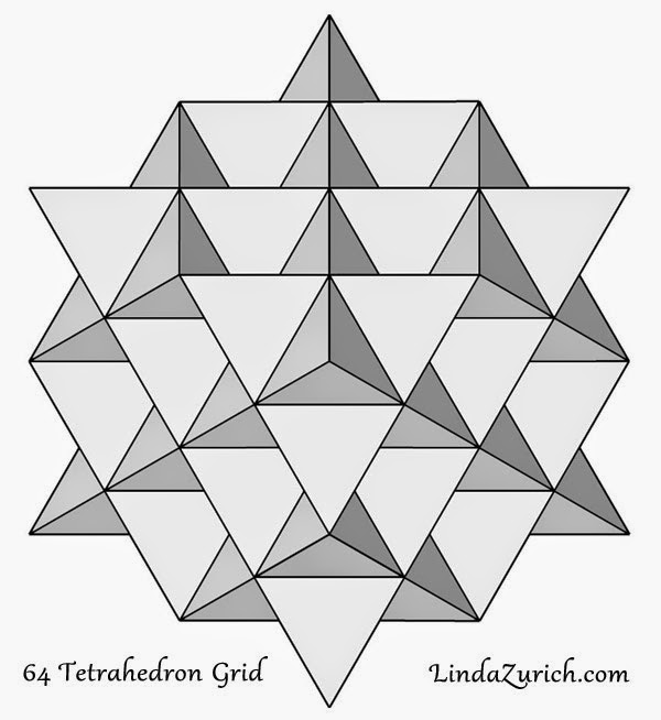 Hexaèdre-réseau - Réseau tétraédrique 64 / Linda Zurich