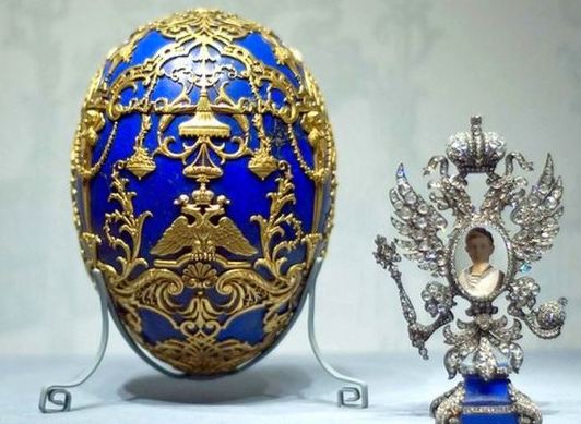 Foto de um Ovo de Fabergé - Porta Retrato Foto de um Ovo de Fabergé - Porta Retrato