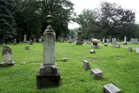 akron cemetery peace ohio mount amazingly tombstone merz detailed christian