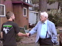 Family reunion in Michigan, Grandad and Cousin Mike