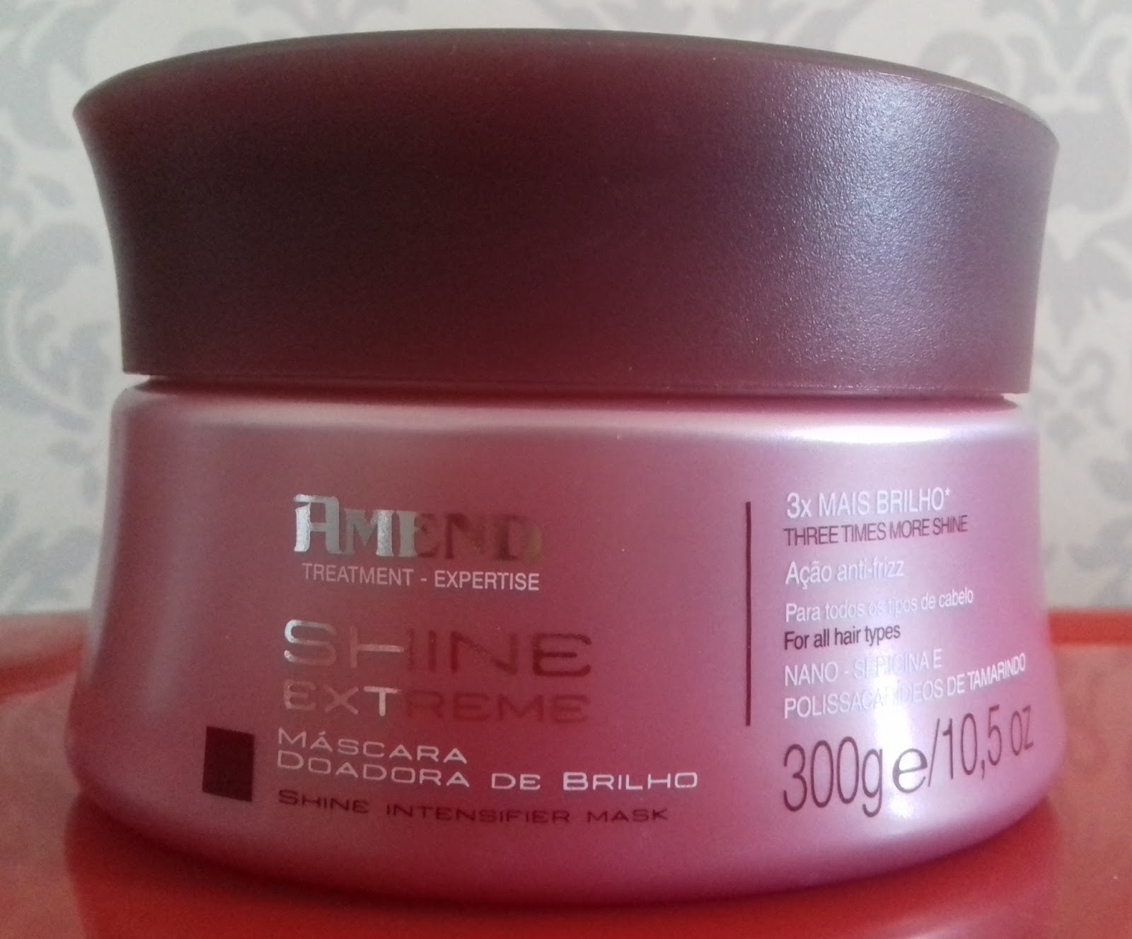Resenha Máscara Shine Extreme Amend Diário da Ruiva
