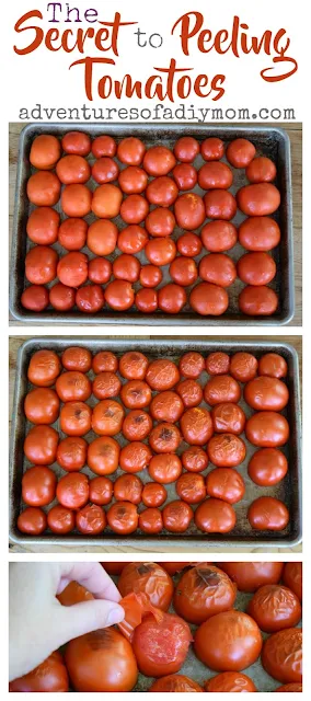 The Secret to peeling tomatoes
