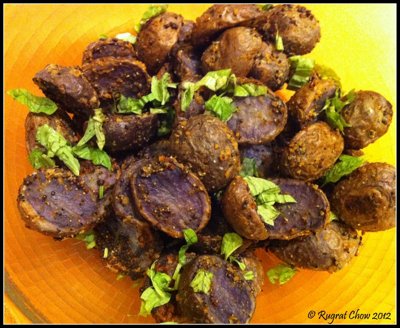 A Whole Food Life Herb Roasted Purple Potatoes