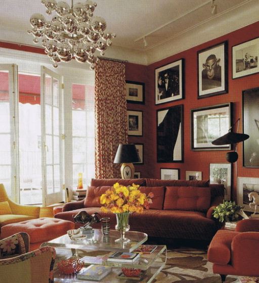 Perfect Home Brickred Home meets fashion Cor de tijolo a decoração encontra a moda