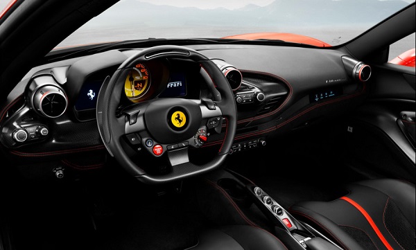 Ferrari F8 Tributo Interior
