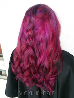 แบบสีผม Magenta แบบสีผม Magenta