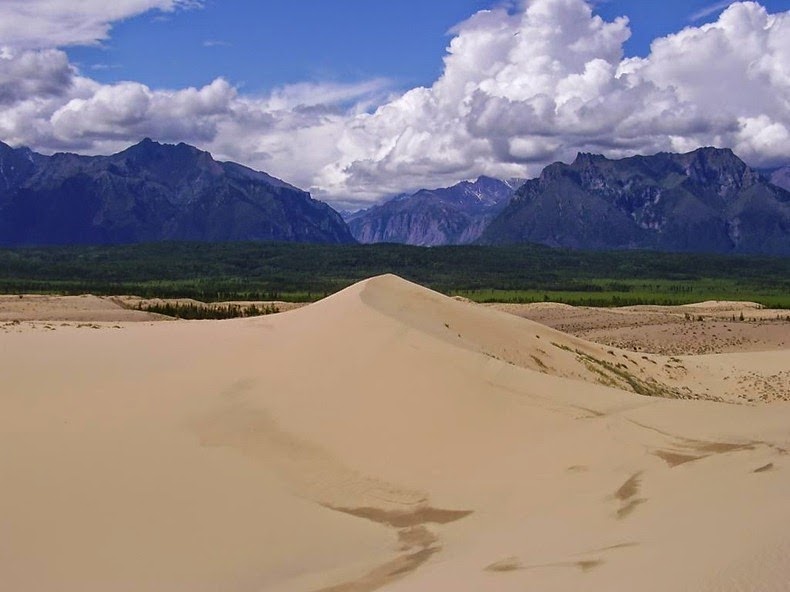 Chara Sands. Miniature Desert in the Freezing Cold of Siberia