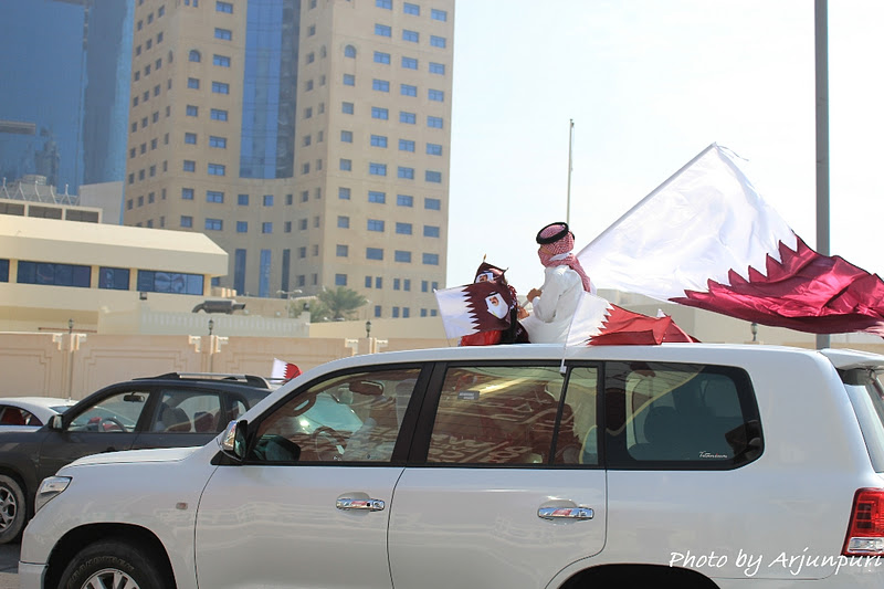 Arjunpuri in qatar my first national day in qatar