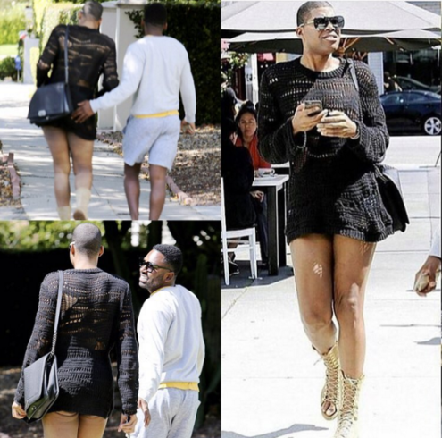 EJ Johnson steps out in mini dress, showing his butt cheeks (photos)