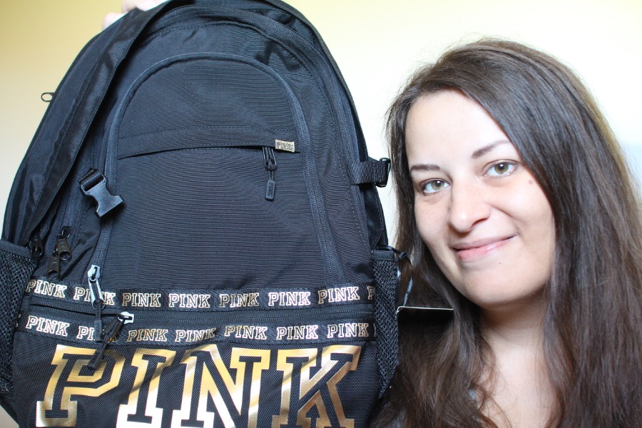 lifestyle Victoria Secret PINK Collegiate Backpack review BACK TO SCHOOL