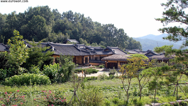 Aldea tradicional Museom de Corea del Sur