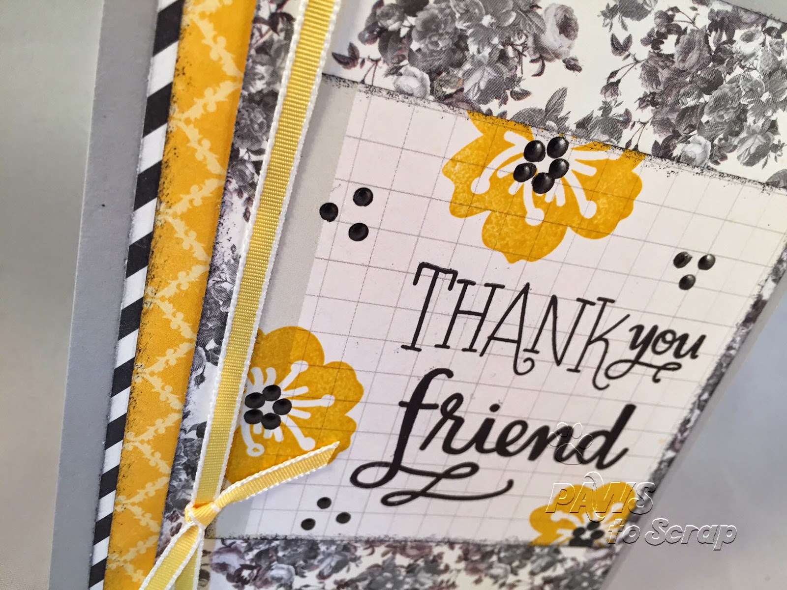 Paws to Scrap: Pattern Paper Card Creations