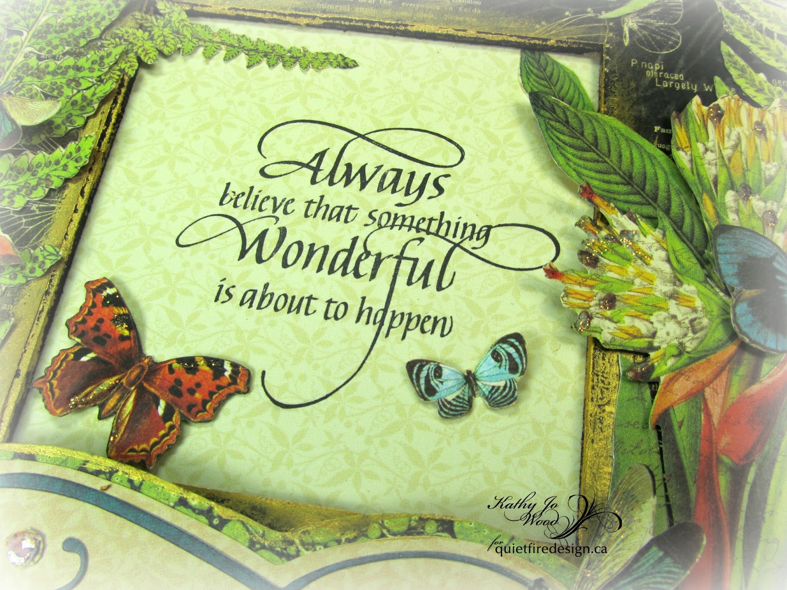 I'm a Little Teapot... "Believe" Graphic 45 Nature Sketchbook and