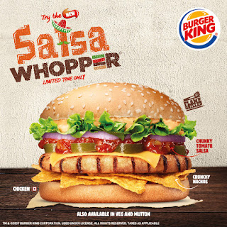 BURGER KING LAUNCHES THE SALSA WHOPPER BURGER KING LAUNCHES THE SALSA WHOPPER