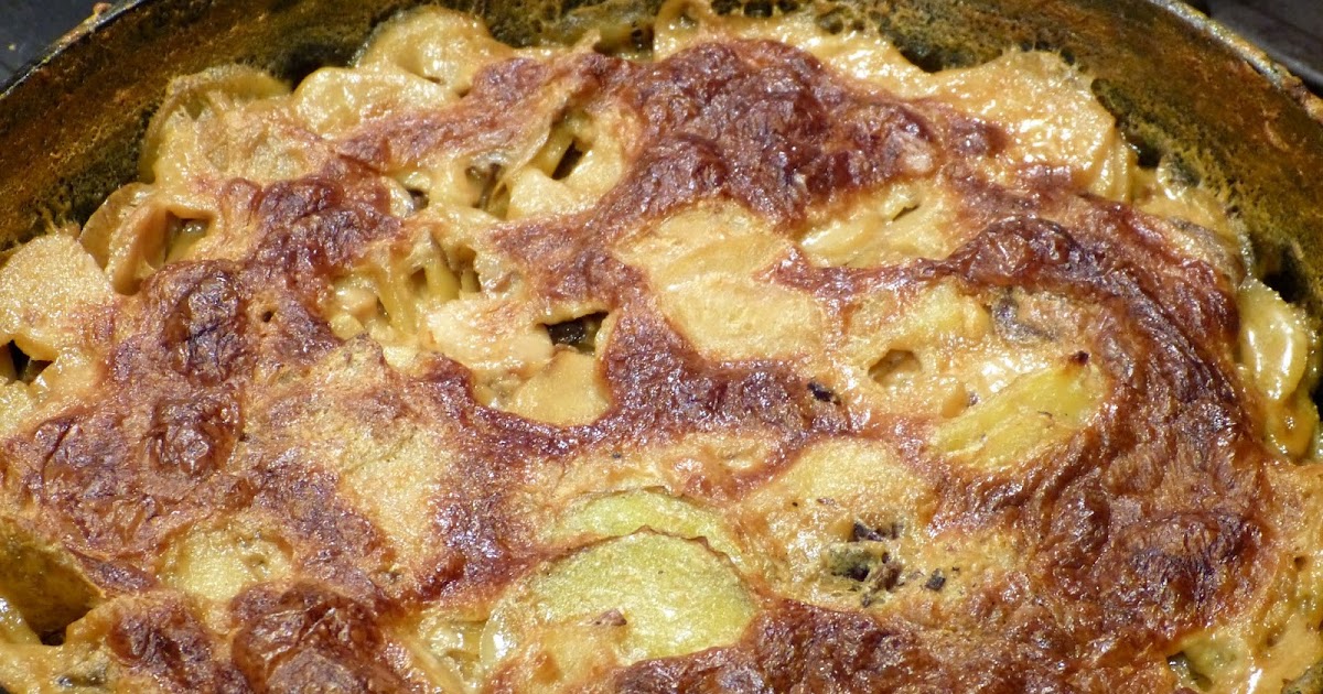 Potato, Parsnip, and Porcini Gratin