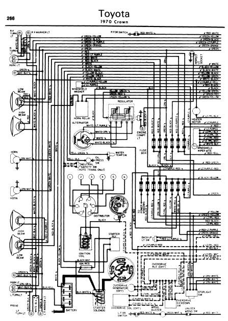 Toyota Crown 1962-70 Wiring Diagrams | Online Manual Sharing