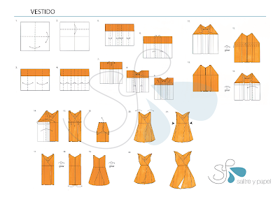 Salitre Y Papel Tutorial Vestido Origami