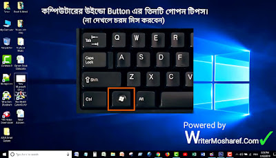Computer window Button three secret tips, কম্পিউটারের উইন্ডো Button এর তিনটি গোপন টিপস, 