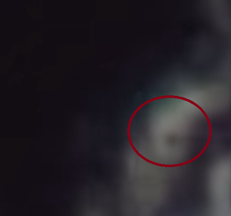 ufo sighting close to moons surface jupiter footage showing blue