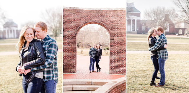 University of Delaware Engagement Session photographed by Maryland Wedding Photographer Heather Ryan Photography