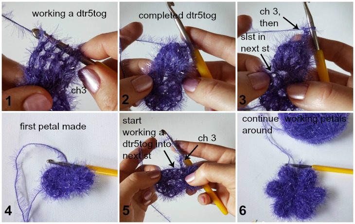 3D Flower Scubby - Free Crochet Pattern + Tutorial