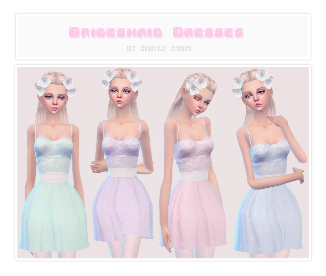 Sims 4 CC's - The Best: Dress by Simplystefi